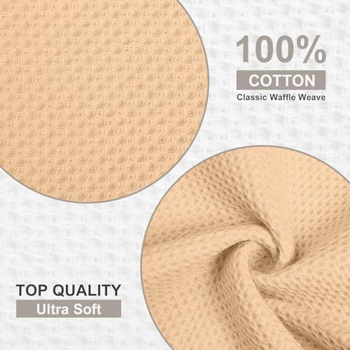 100% Cotton Waffle 6 (6 Count)