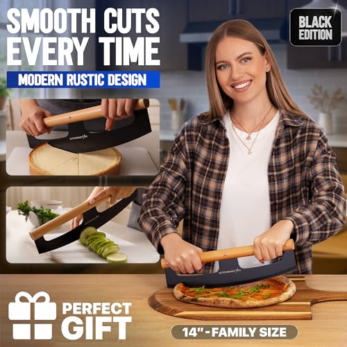 14 Inch Pizza Cutter Rocker Blade