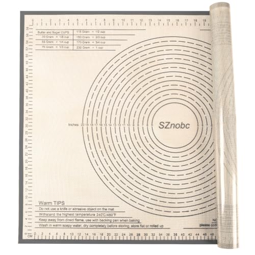 Silicone Pastry Mat 34X26 inch Baking Mat for Rolling Dough