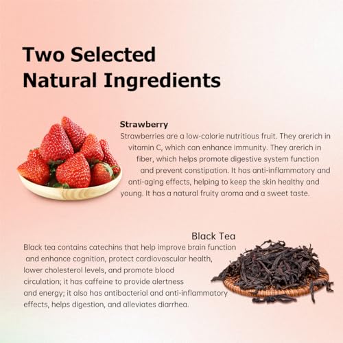 White Peach Oolong Tea and Strawberry Black Tea