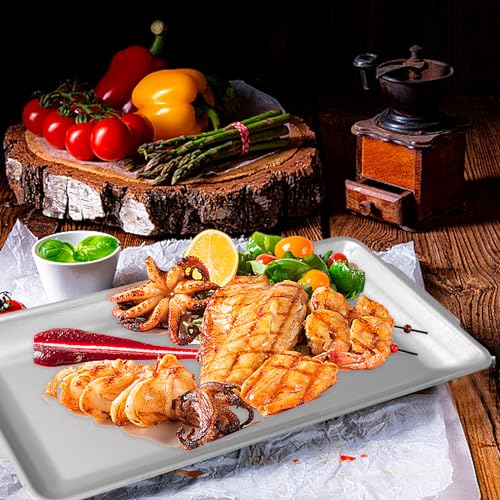 3Pcs 304 Stainless Steel Food Serving Tray