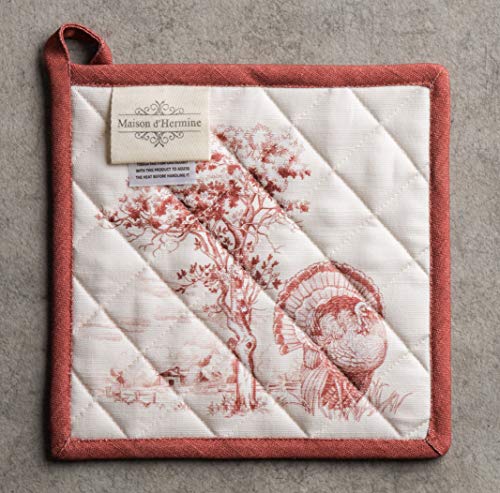 100% Cotton Oven Mitt & Pot Holder Set