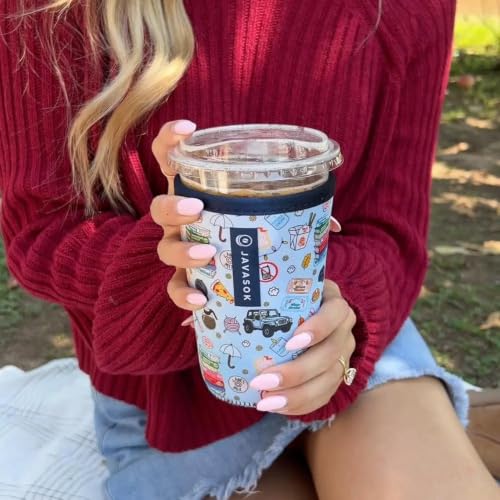 JavaSok Iced Coffee & Cold Soda Insulated Neoprene Cup Sleeve