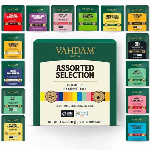 Assorted Tea Sampler (15 Count)