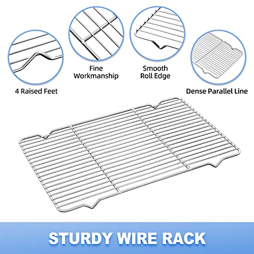 Baking Sheet with Wire Rack Set