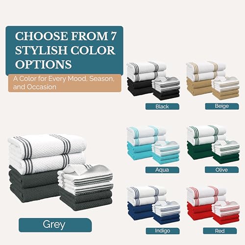 Kitchen Towel Set 8 Pc (8 Count)