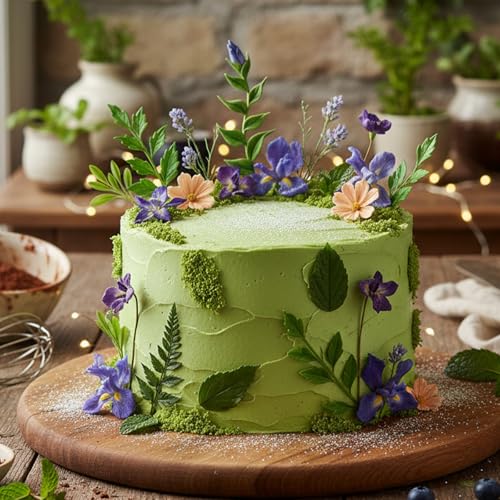 Flower Chocolate Mold Daisy Leaf Silicone Mold for Cake Decorating (2 Count)