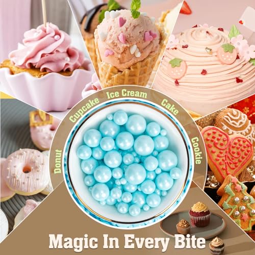 Blue Sprinkles 130g (4.58 Ounce)