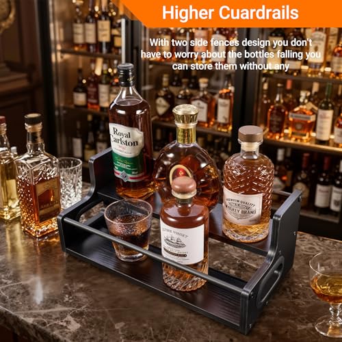 2 Tier Liquor Bottle Display Shelf