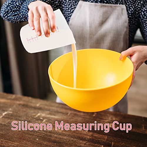 3 PCS Silicone Flexible Measuring Cups