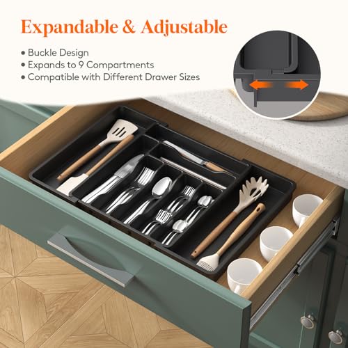 Expandable Silverware Drawer Organizer