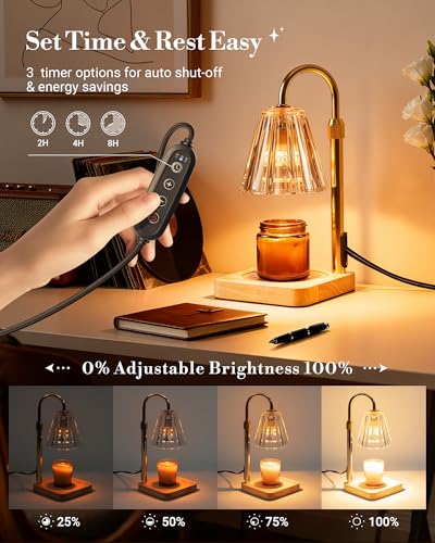 Candle Warmer Lamp with Timer for Yankee Candles