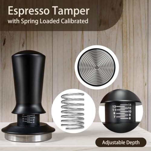 7 Pcs 51mm Espresso Accessories Kit for Coffee WDT Tool Accessories Set