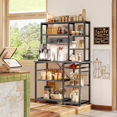 Large Bakers Rack with Power Outlets (22 Count)