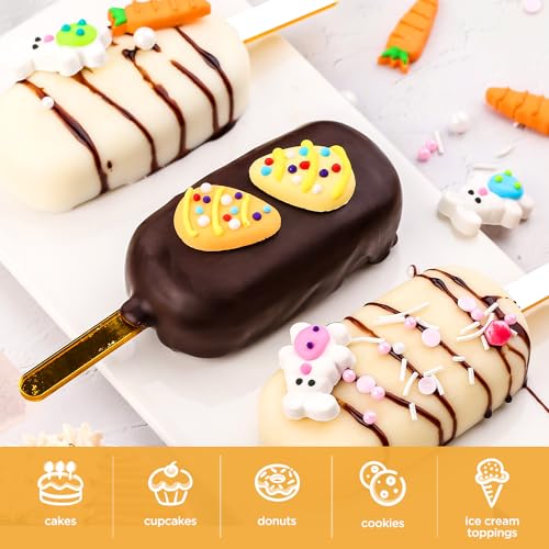 Edible Easter Cake Decorations for Cake Decorating (36 Count)