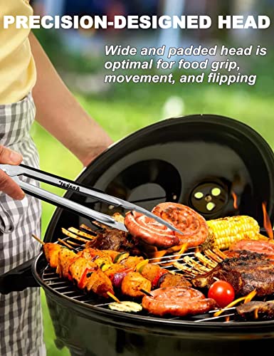 Premium Kitchen Locking Tong Set of 3