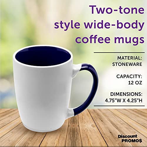 Java Two Tone Coffee Mugs 12 oz. Set of 10 (10 Count)
