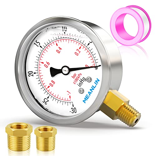 30inHG~0Psi Stainless Steel 1
