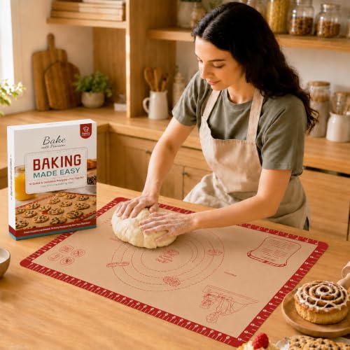 Silicone Baking Mat with 10 Recipes