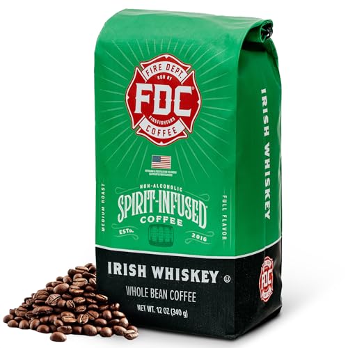 Irish Whiskey Infused Whole Bean Coffee (12 Ounce)
