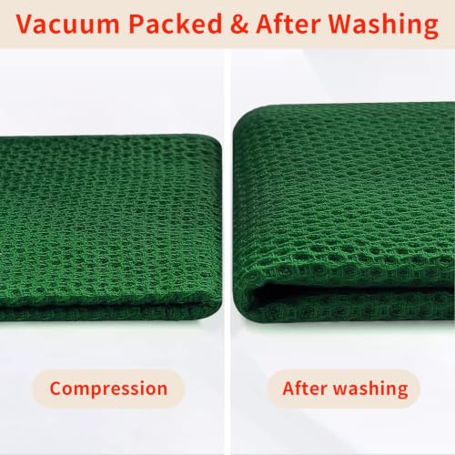 100% Cotton Waffle Weave Kitchen Dish Towels 4 (4 Count)