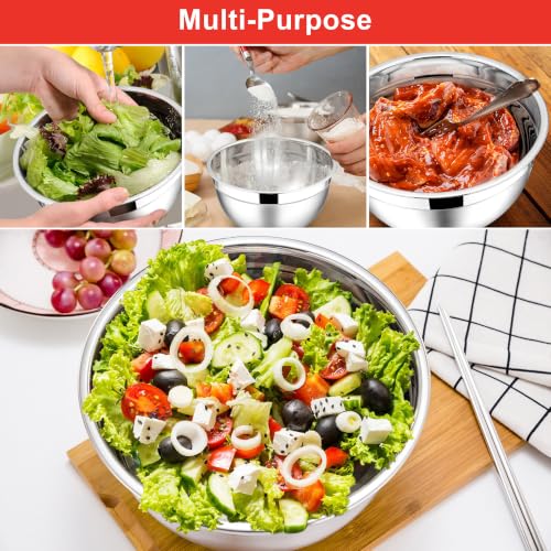 Mixing Bowls with Lids Set (3 Count)