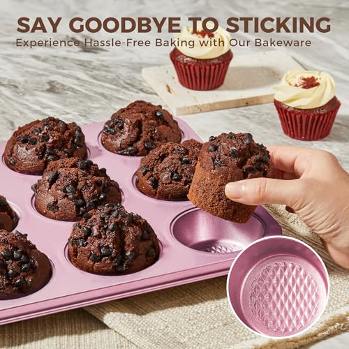 9 Piece Baking Pans Set Nonstick (9 Count)