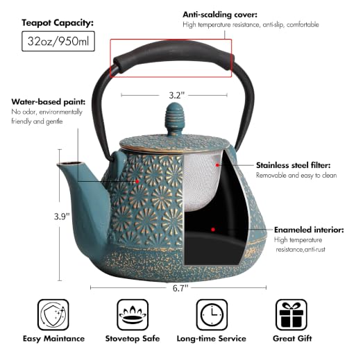 Cast Iron Teapot