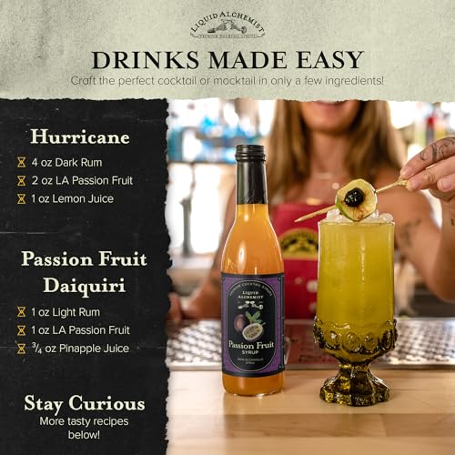 Passion Fruit Syrup for Cocktails (25.4 Fl Oz)