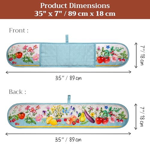 Double Oven Mitts 100% Cotton Double Oven Glove