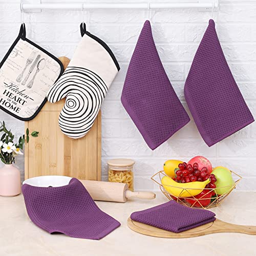 100% Cotton Waffle Weave Kitchen Dish Cloths 6 (6 Count)