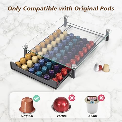 Coffee Pod Holder Storage Small Pod Drawer Pods Holder