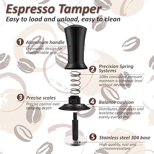 51mm Espresso Tamper with Precise Scales