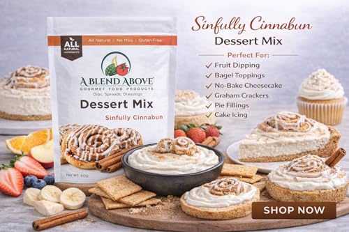 A Blend Above Sinfully Cinnabun dip Mix (48 Ounce)