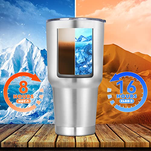 30 oz Tumbler with Lid and Straw (12 Count)