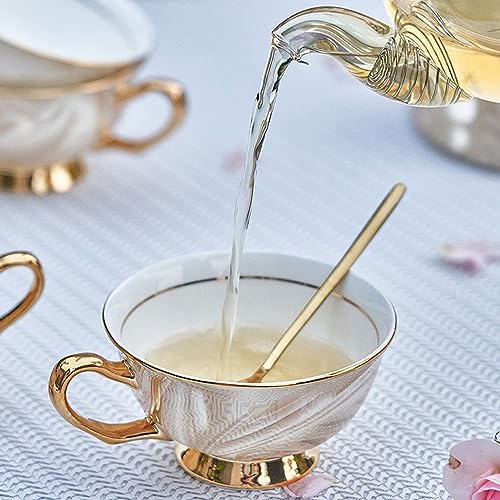 Japanese Tea Set Tea Set Chinese Tea setEuropean Style Ceramic Flower Teapot Set