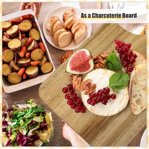 6 Pcs Wood Cutting Boards for Chopping Charcuterie Serving (6 Count)
