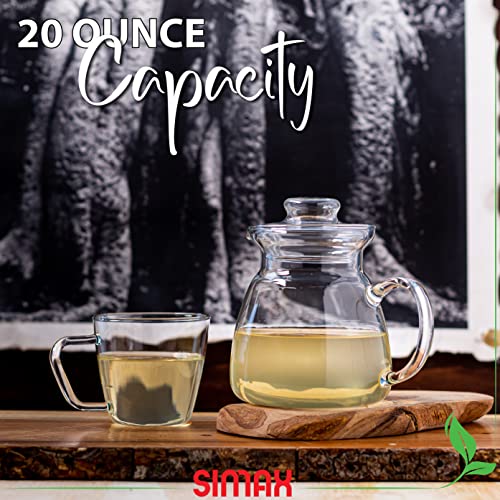 Glassware 20 Oz. Glass Teapot