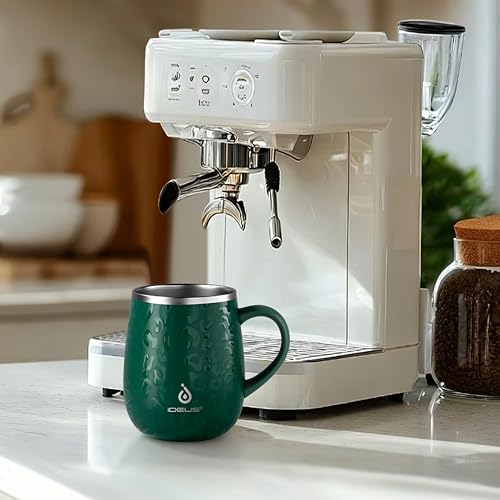 16 oz Insulated Coffee Mug with Lid and Handle