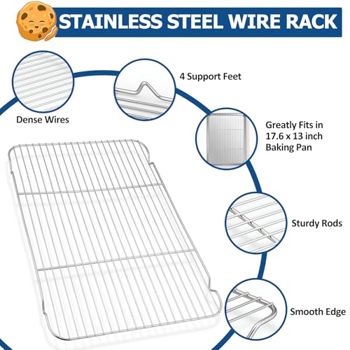Baking Sheet with Cooling Rack Set (2 Count)