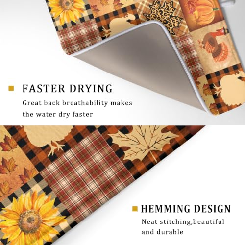 Thanksgiving Dish Drying Mat