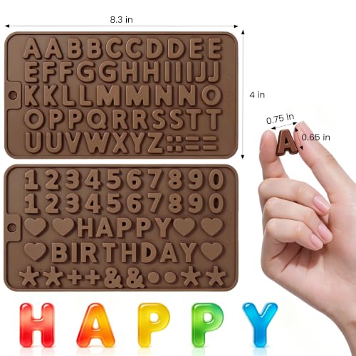 2PCS Silicone Molds for Chocolate (2 Count)