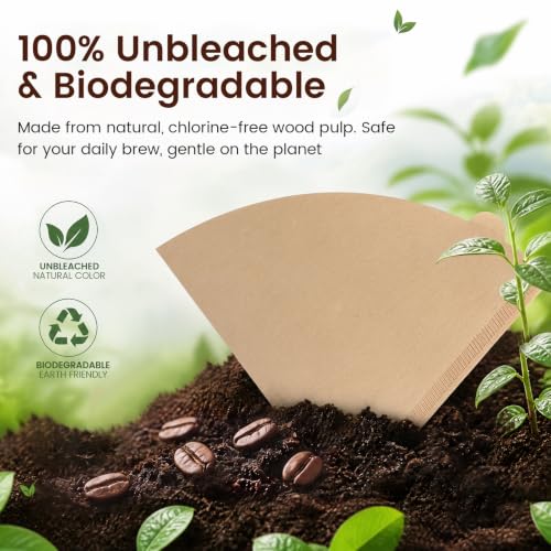4 Cone Coffee Filters (200 Count)