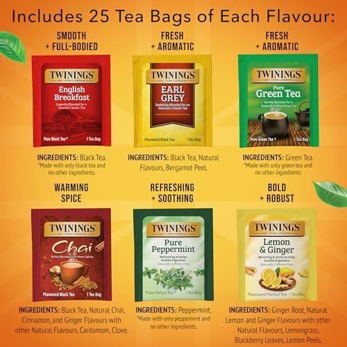 Variety Pack Tea Bag Sampler (150 Count)