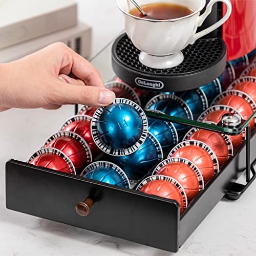 Coffee Pod Drawer Organizer for Nespresso Vertuo