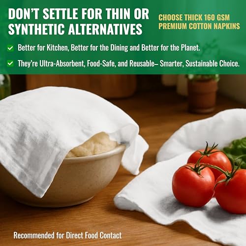 Thick Cotton Napkins (6 Count)