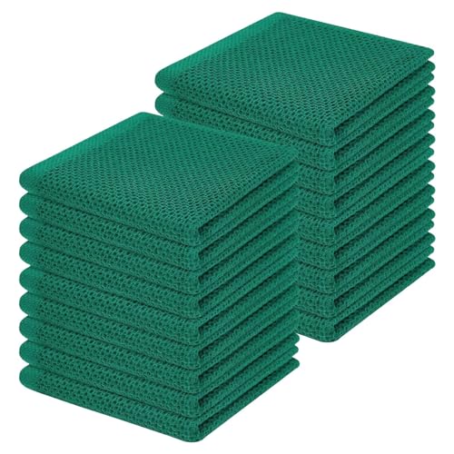 100% Cotton Waffle Weave Kitchen Dish Cloths 18 (18 Count)