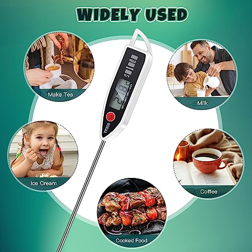 6 Set Digital Food Thermometer Long Probe Instant (6 Count)