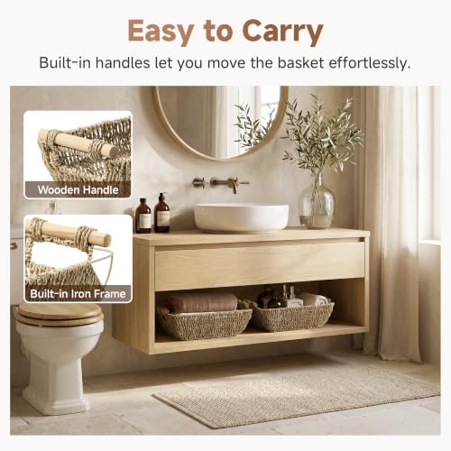 Seagrass Storage Baskets (2 Count)