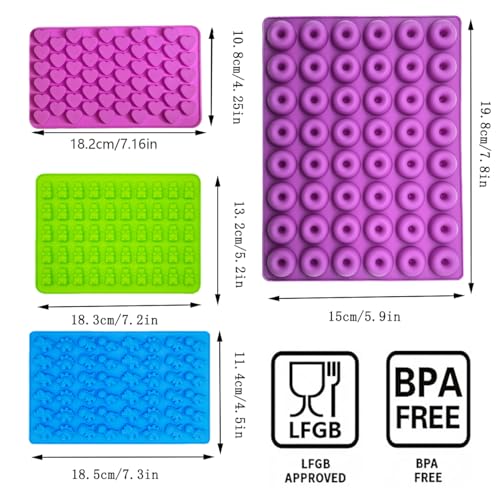 Gummy Candy Molds (4 Count)
